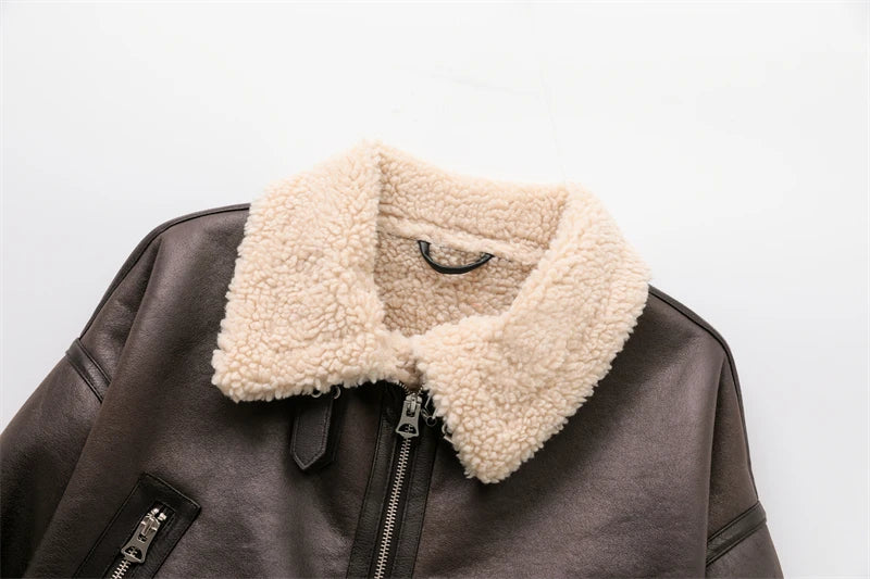 Northbridge™ I Cropped Shearling Jacket